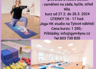 Fyzio – terapeutická jóga s Gabrielou Baškovou